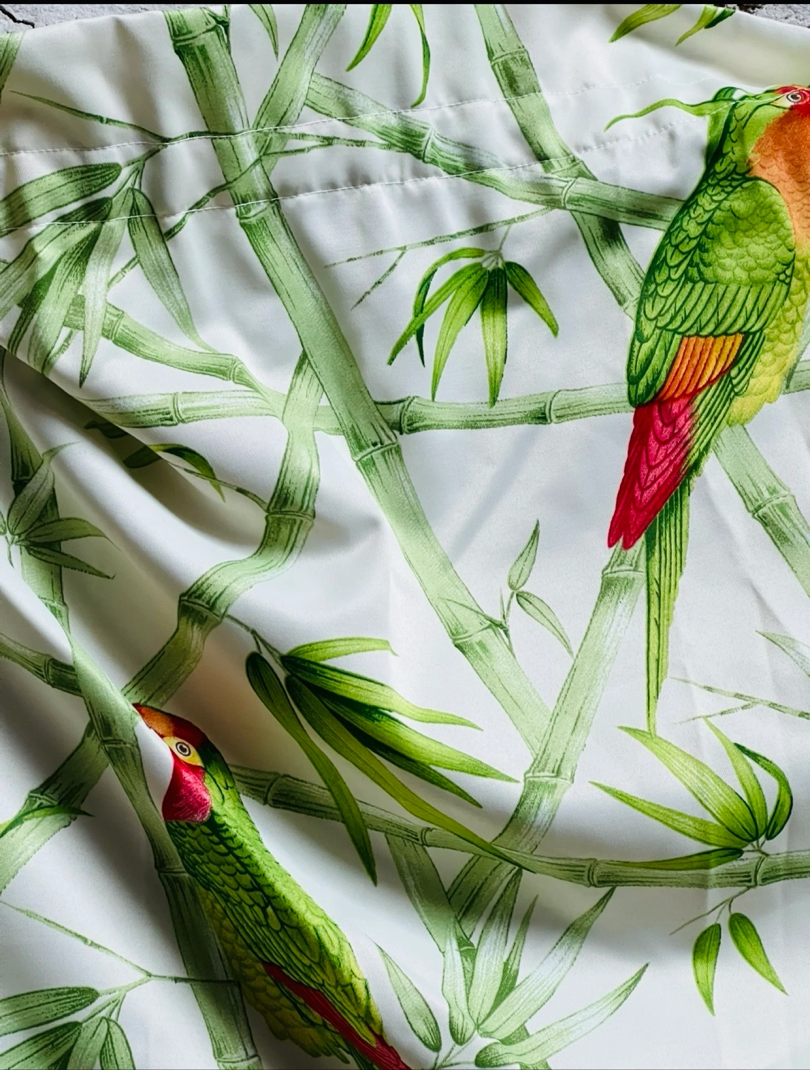 2 panels double curtains with exotic patterns – photo 4